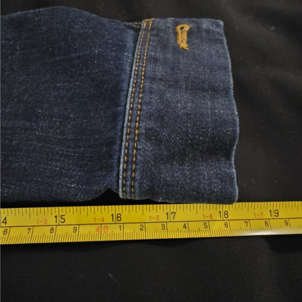 CAbi Jeans Blue Denim Jacket Womens S Style 721 Rodeo Trucker Classic Western - Picture 10 of 12